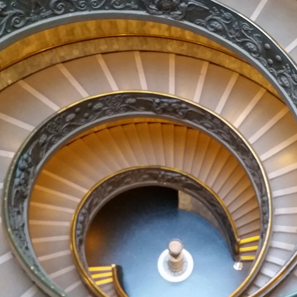 Vatican Museums the famous stair